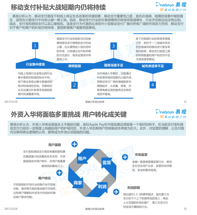 2017中国移动支付行业市场分析报告 2017中国移动支付行业市场分析报告